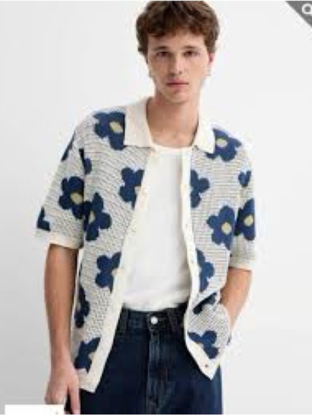 Massive Luxury Edition Knit Sweater - Light Blue & Navy Mix